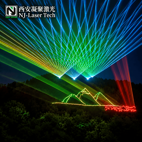 NJLS-RGB Landmark Full-Color Laser Projection System – 80W / 90W / 100W / 120W / 140W / 150W