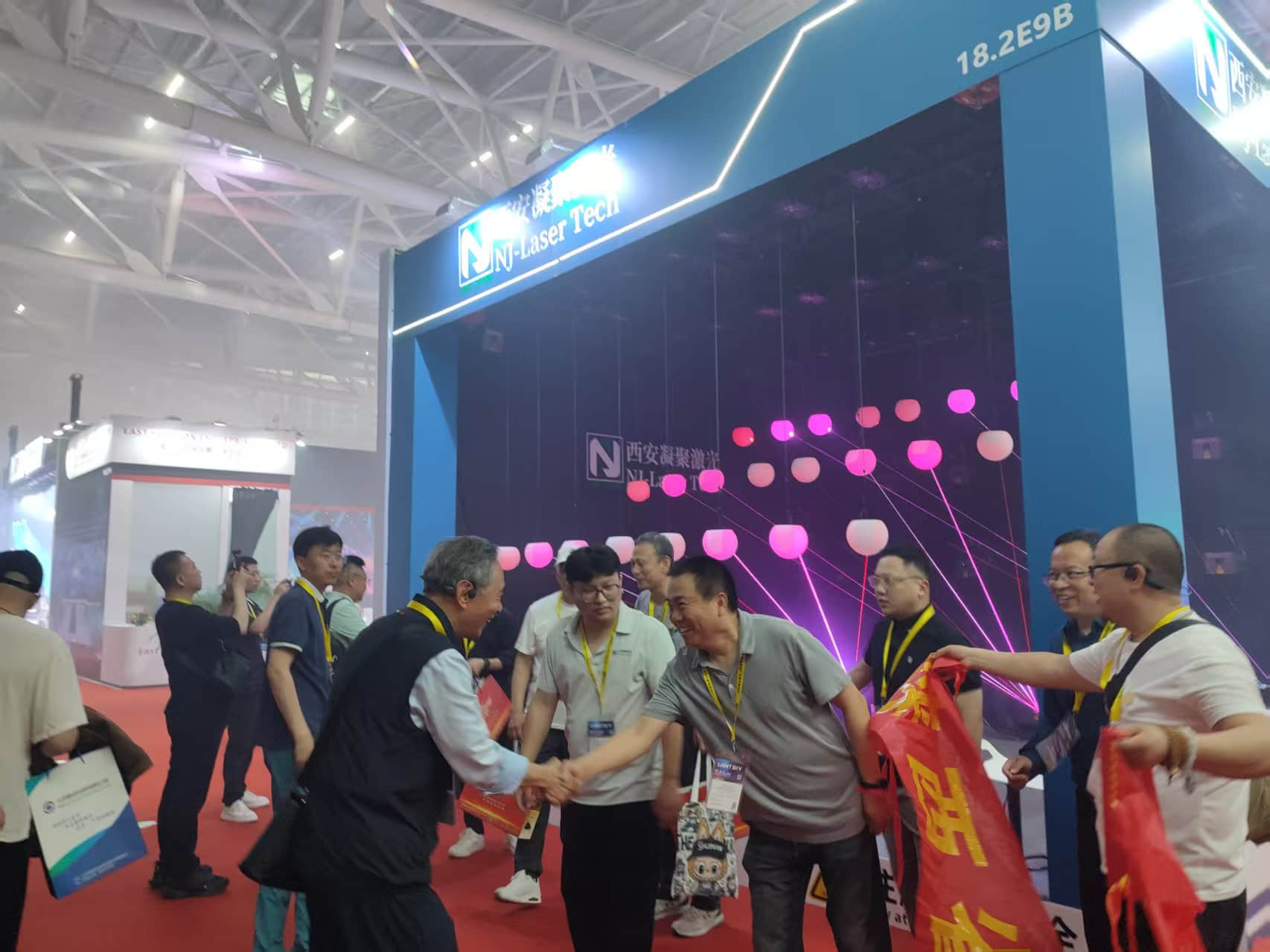 NJ Laser Tech professional RGB laser show systems at GETshow 2026 Guangzhou