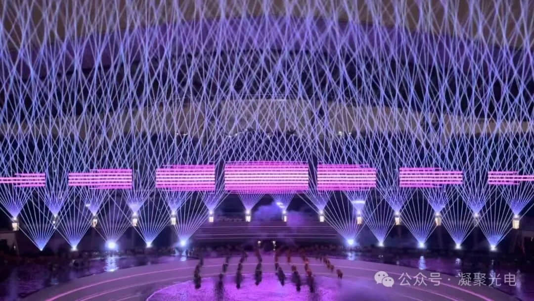 NJ Laser Tech high-power laser show systems at the 15th National Games opening ceremony NJ Laser Tech high-power laser show systems at the 15th National Games opening ceremony