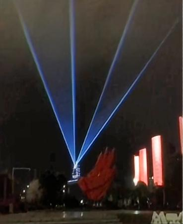 Changshan Landmark Laser Show Project in Quzhou