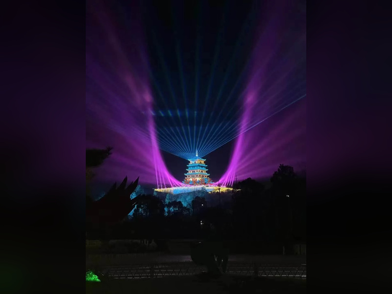 Changshan Landmark Laser Show Project in Quzhou