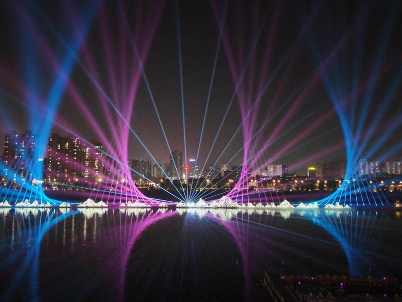 Xianyang Gudu Covered Bridge Laser Show Project