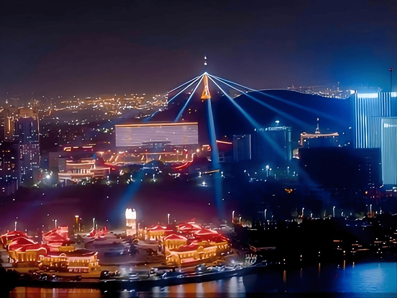 Qingdao Urban Landmark Laser Show Project