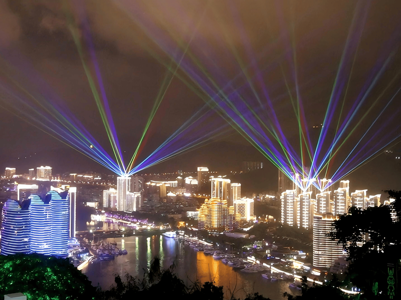 Sanya Urban Landmark Laser Show Project