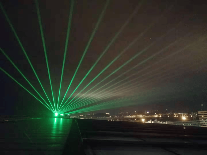 Hong Kong-Zhuhai-Macao Bridge Zhuhai Port Laser Show