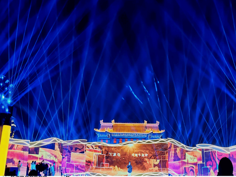 Silk Road Spring Festival Gala Laser Show Project