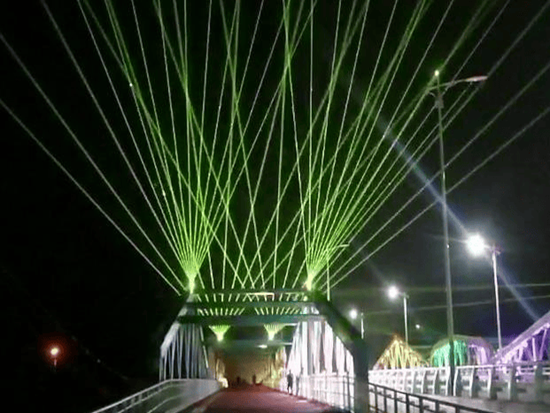 Jinan Bridge Laser Lighting Project