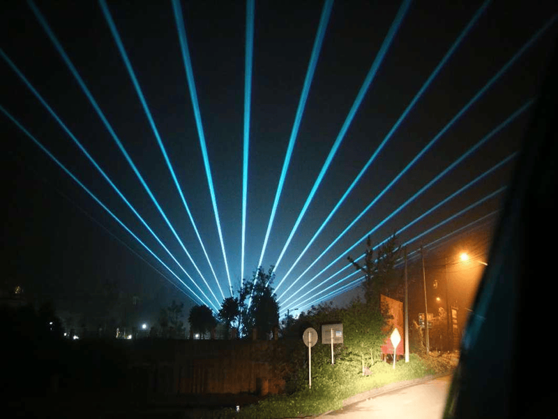 Chengdu Urban Laser Lighting Project